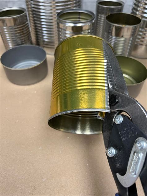 how to cut tin can|best way to cut tin.